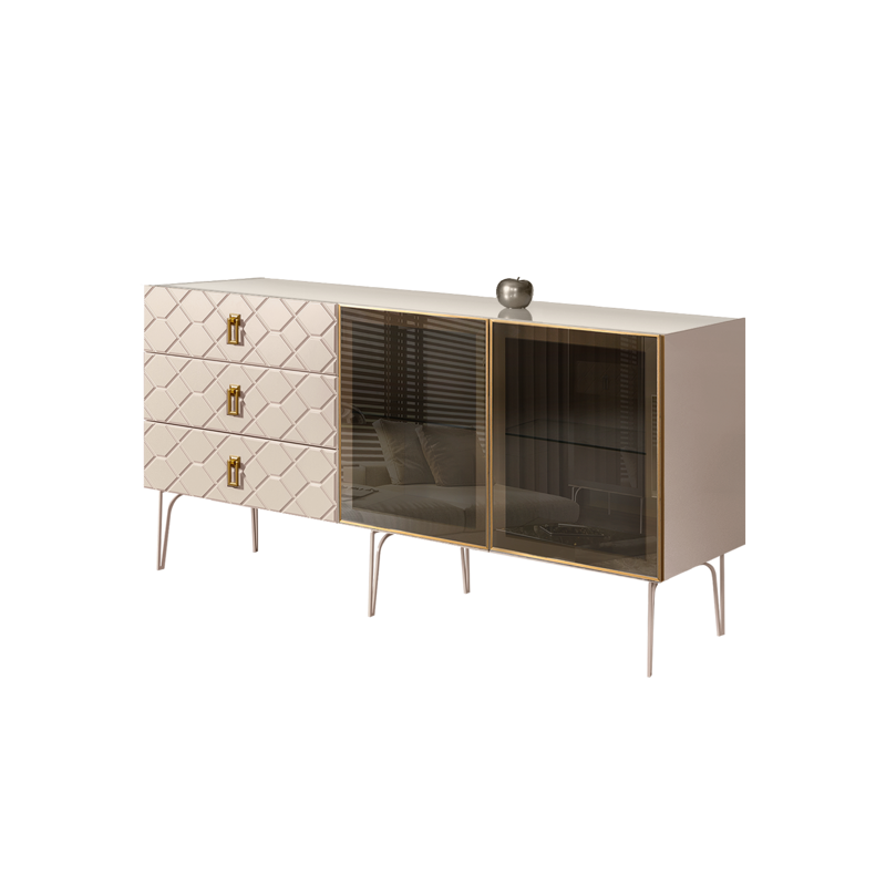 Комод 1,6 Bogemia-Farfale (2 двери стекло)